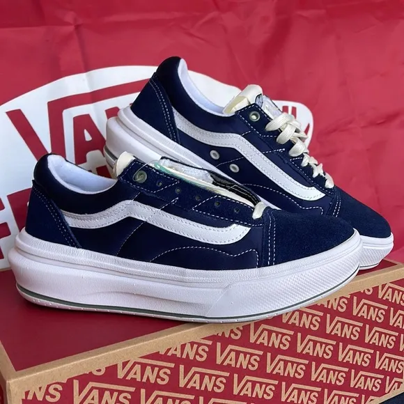 Vans Old Skool OverPop Color Dress BluesVNOA7Q5ELKZWMNS platforms - sneakers