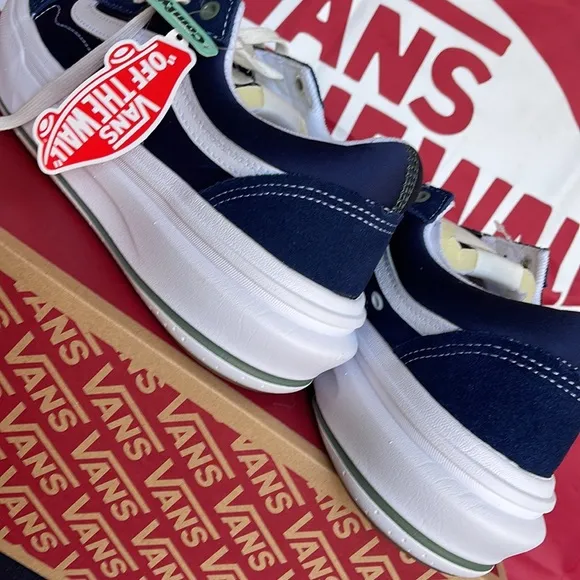 Vans Old Skool OverPop Color Dress BluesVNOA7Q5ELKZWMNS platforms - sneakers
