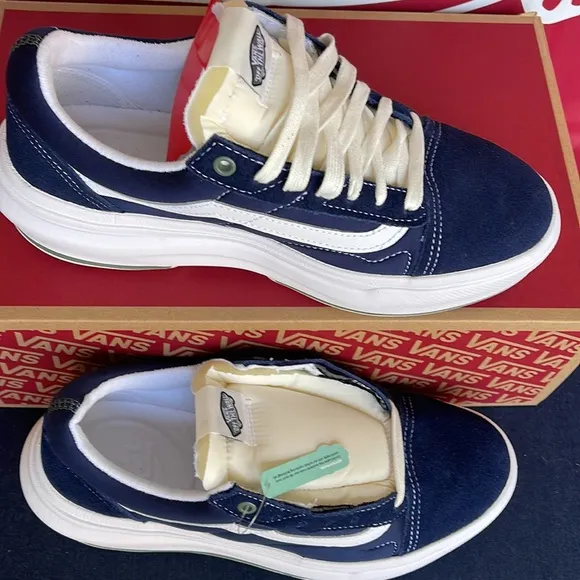 Vans Old Skool OverPop Color Dress BluesVNOA7Q5ELKZWMNS platforms - sneakers