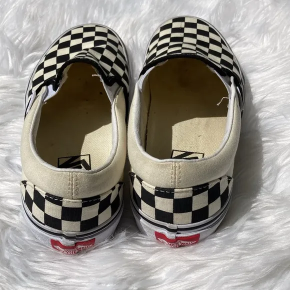 [Vans] rare Black/white Checkboard Slip On Sneakers