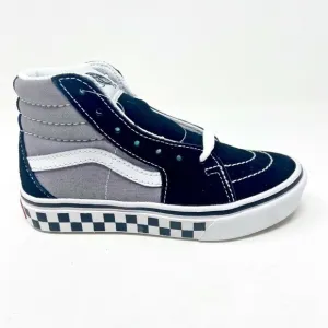 Vans Sk8 Hi Comfycush (Tape Mix) Black Frost Grey Kids Casual Sneakers