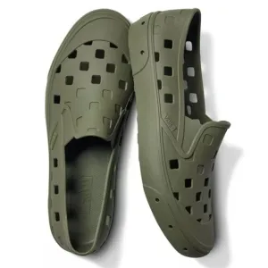 Vans Slip-On TRK Grape Leaf Army Green Sneakers Trek Slip-On Water Shoes Size 13