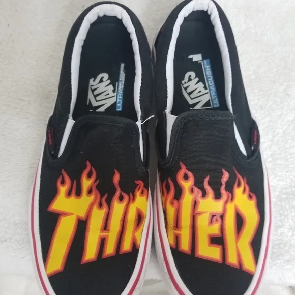 Van's Thrasher Slip on Sneakers Limited addition