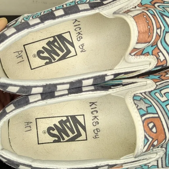 Van's Unisex Philadelphia Eagles Slip-On Sneakers Custom One Of A Kind Design