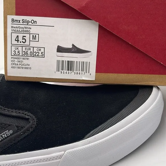 Vans WMNS Bmx Slip-On Black/Gray/WhiteVN0A5JIS9BG Sneakers