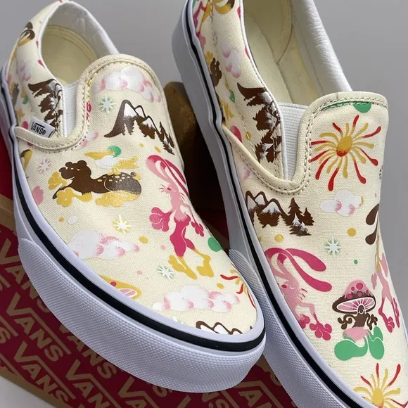 Vans WMNS  Classic Slip-On Get Outdoors Classic White VN000BVZFRL Sneakers