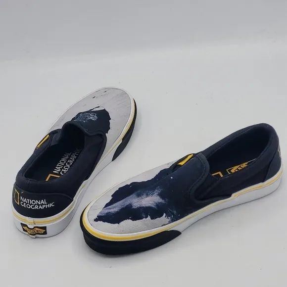 Vans X National Geographic Slip-On Sneaker Size 6.5.