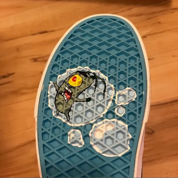 Vans X SpongeBob Sk8-Hi Shoes Sneakers Size 11