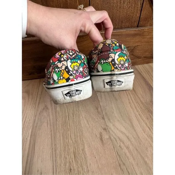Vans x Nintendo Mario Slip On Sneakers M6.5/W8