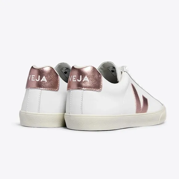 Veja Esplar Sneakers Extra White Babe pink metallic shoes trainers Revolve 37 6