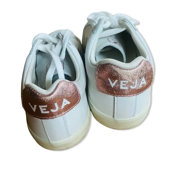 Veja Esplar Sneakers Extra White Babe pink metallic shoes trainers Revolve 37 6
