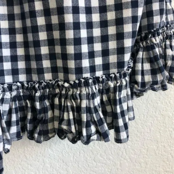 Velveteen Frankie Gingham Boho Beaded Ruffle Dress