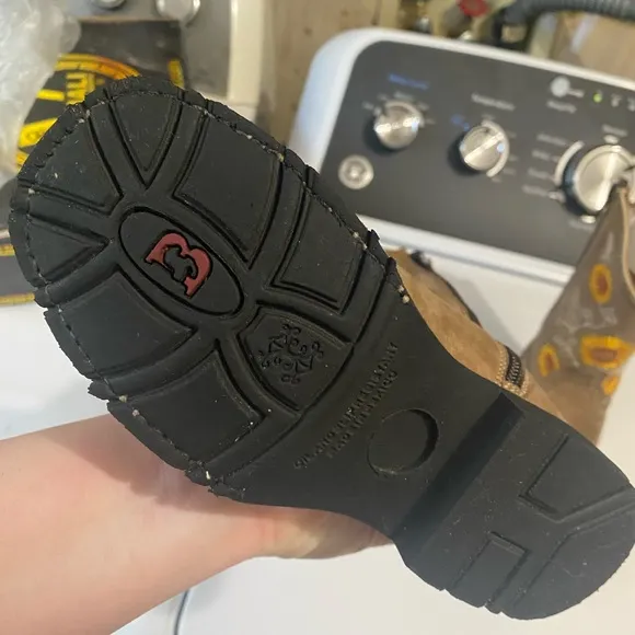 Venezia Kids Boots with Sunflower Embroidery
