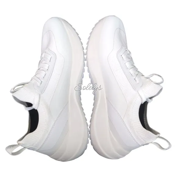 Vessi Stormburst Low Top Original White Waterproof Lightweight Sneaker Womens 8