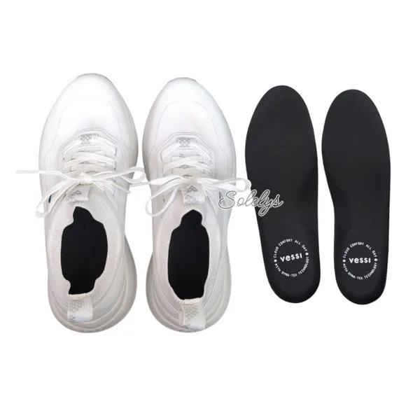 Vessi Stormburst Low Top Original White Waterproof Lightweight Sneaker Womens 8