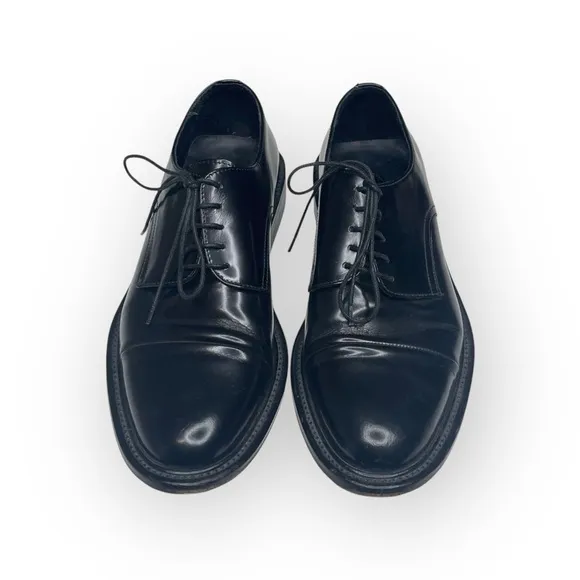 Via Spiga ✦ High Shine Leather Lace Up Oxford Dress Shoes ✦ Black ✦ Italian ✦ 9