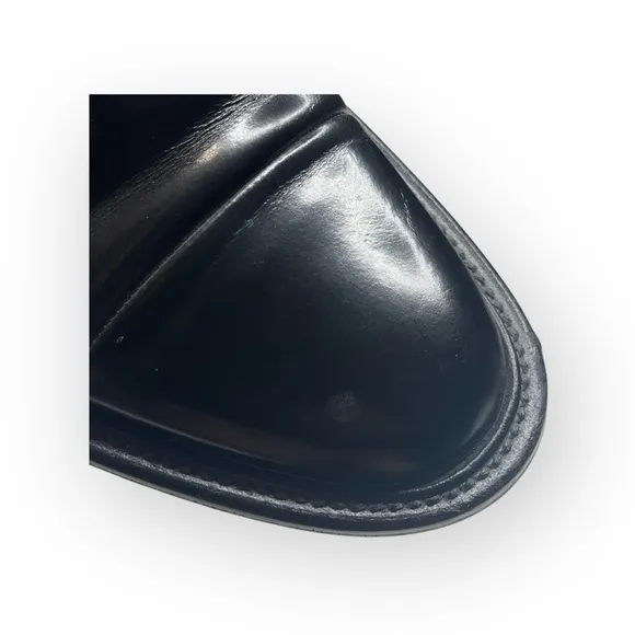 Via Spiga ✦ High Shine Leather Lace Up Oxford Dress Shoes ✦ Black ✦ Italian ✦ 9