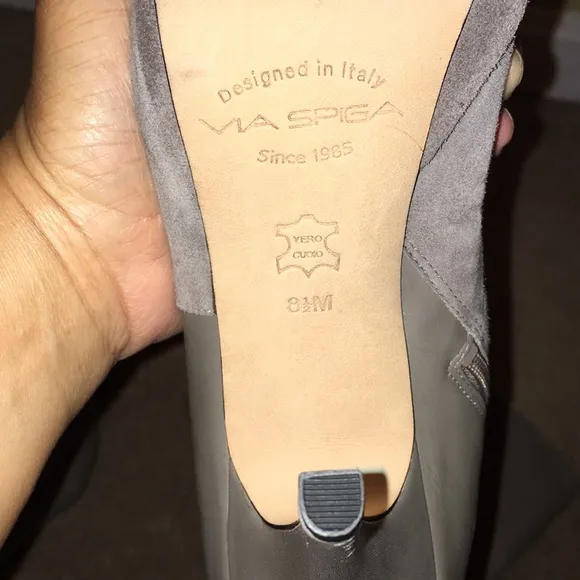 Via Spiga real leather and Suede NWT platform knee hi boots