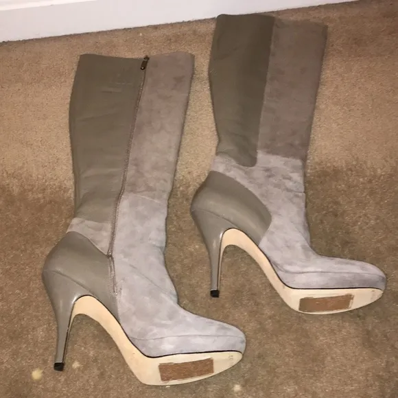 Via Spiga real leather and Suede NWT platform knee hi boots