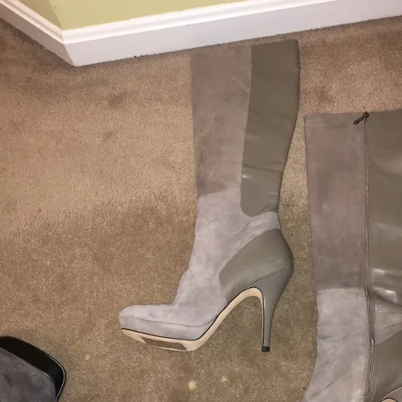 Via Spiga real leather and Suede NWT platform knee hi boots