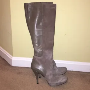 Via Spiga real leather and Suede NWT platform knee hi boots