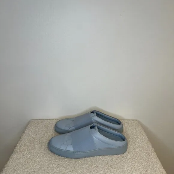 Via Spiga | Steele Leather Slip-On Sneakers | Blue