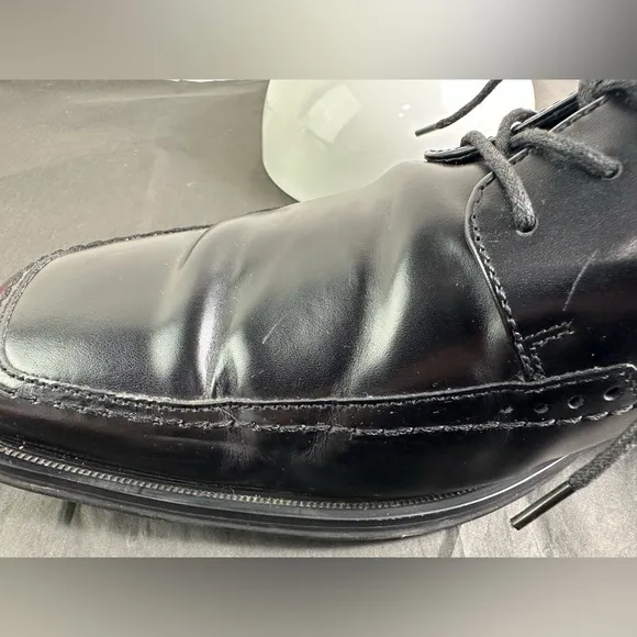 Via Spiga Studio Men's Black Leather Lace Up Dress Shoes, Sz 10