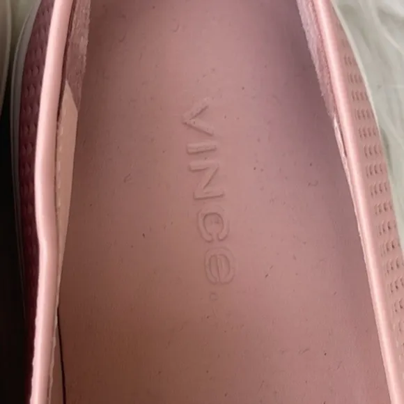 Vince Blair 5 rose pink leather perforated sneaker 6.5