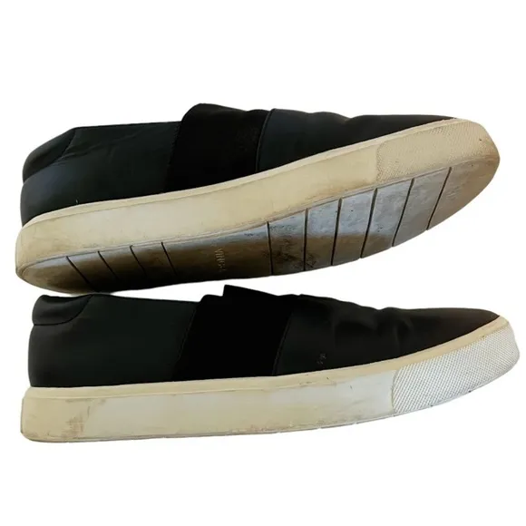 Vince Corbin Leather Slip-On Sneakers