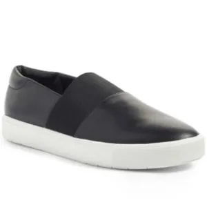 Vince Corbin Leather Slip-On Sneakers