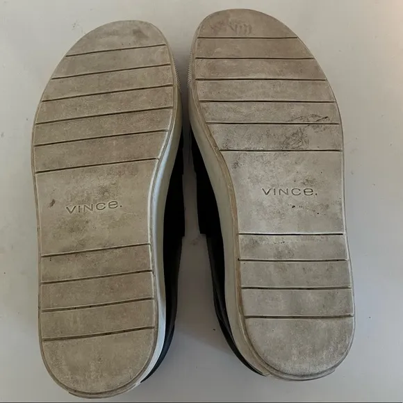Vince Corbin Leather Slip-On Sneakers