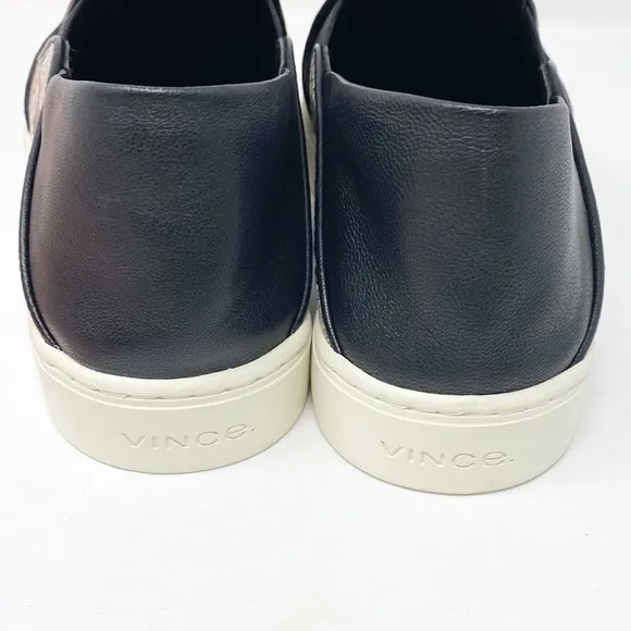 Vince Garvey NEW Snake Print Leather Slip On Sneakers