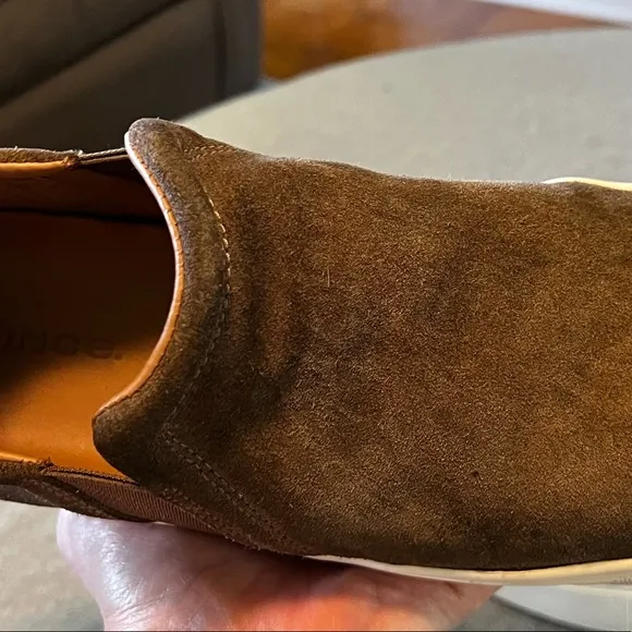 VINCE Men’s 11.5 Flint Brown Lucio b Slip-on Suede Sneakers Originally $300