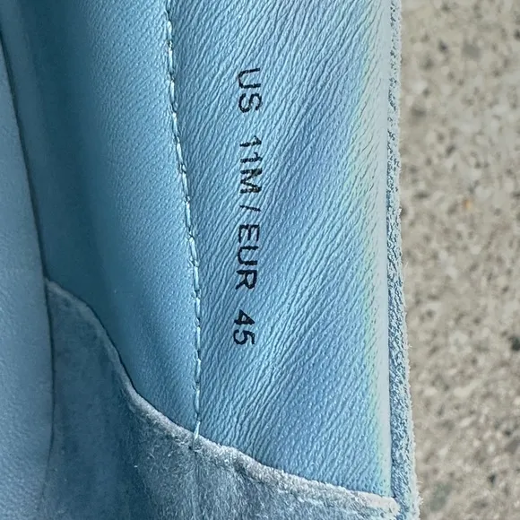 Vince Men’s Fletcher Sneaker Highwater Blue Suede Size 11