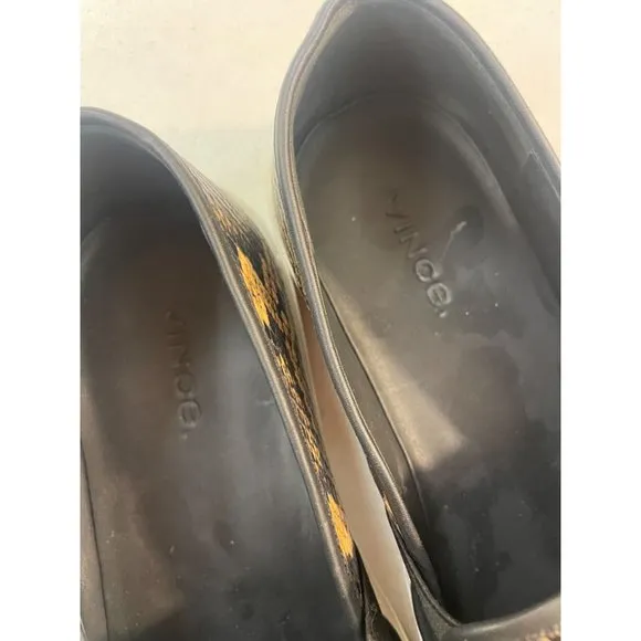 Vince Women’s Snake Skin Embossed Leather Blair-5 Slip On Sneakers Size 6.5