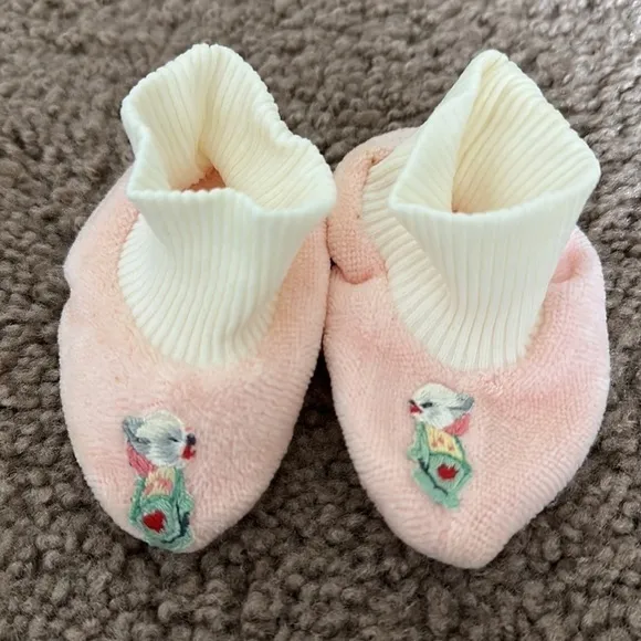 Vintage 1930s-1940s Baby Slipper Shoe Bundle
