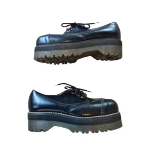 Vintage 1990s Dr Martens Mie Crazy Bomb Platform Oxford Shoes Size 5 UK | 8 US