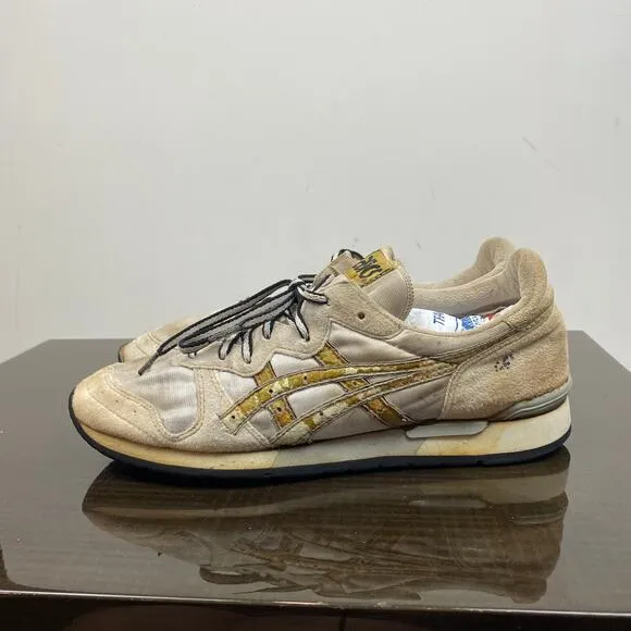 Vintage 80s Asics Gel GN62 Running Sneakers Shoes Men's 9.5 Made in Korea
