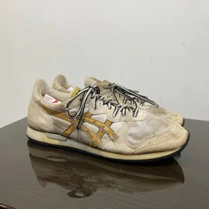 Vintage 80s Asics Gel GN62 Running Sneakers Shoes Men's 9.5 Made in Korea