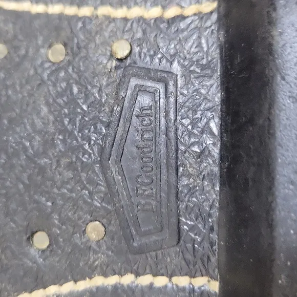 Vintage BF GOODRICH Black Steel Toe Laced Goodyear Heel Combat Boots - 8W