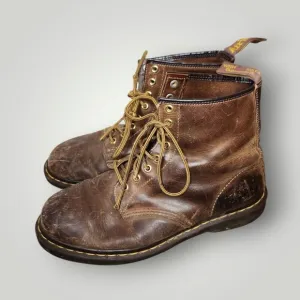 Vintage Dr. Docs Martens Doc 1460 Lace Up Soft Toe Men’s Combat Boots Mens 10