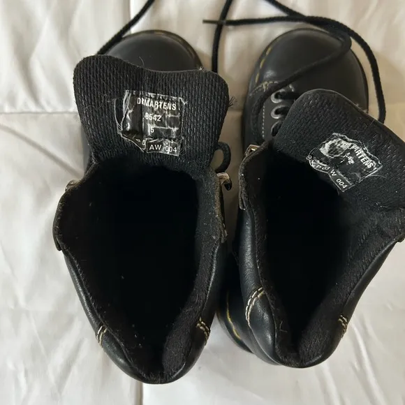 Vintage Dr. Martens 8542 Black Leather Chunky Oxford Lace Up Boots US 5