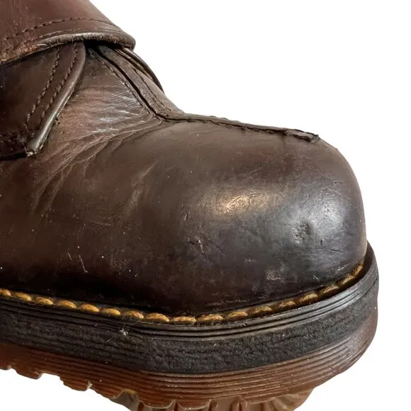 Vintage Dr Martens steel toe shoes