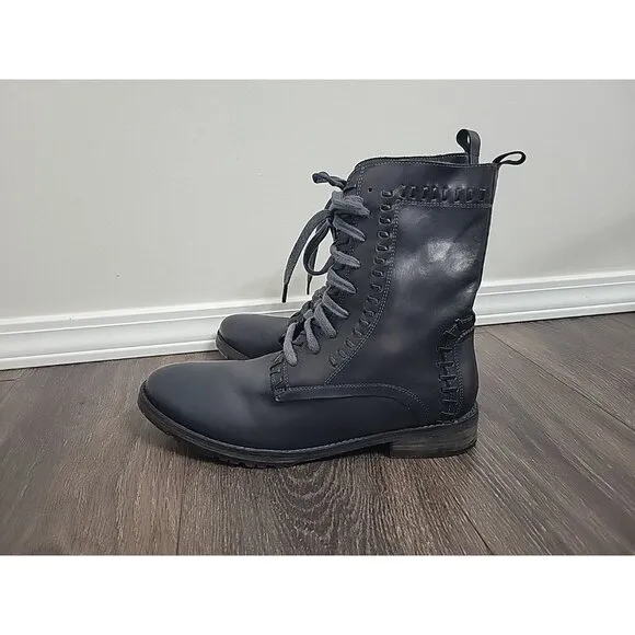 VINTAGE FOUNDRY Co. Women’s Size 10 Leather Black Regular Sadie Boots NYC