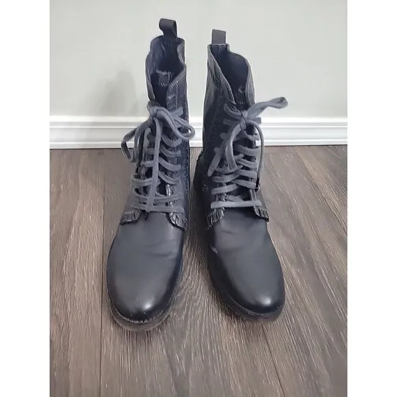 VINTAGE FOUNDRY Co. Women’s Size 10 Leather Black Regular Sadie Boots NYC