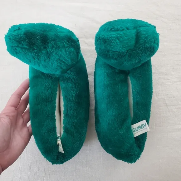 Vintage gumby slippers size small shoes 5 6