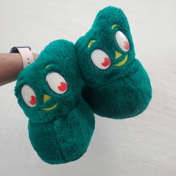 Vintage gumby slippers size small shoes 5 6