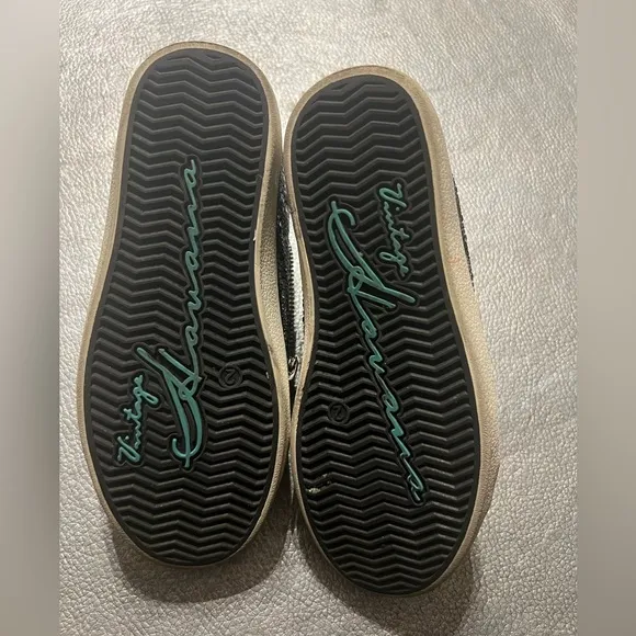 Vintage Havana Girls Sneakers with zippers on the side