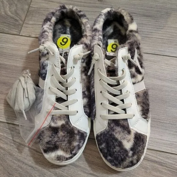 Vintage Havana Snuggle Faux Fur Mule Sneakers Women’s Size 9 NWOB