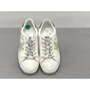 Vintage Havana Women’s Sneakers Carla Silver Star Green Sz 8 Comfort Casual